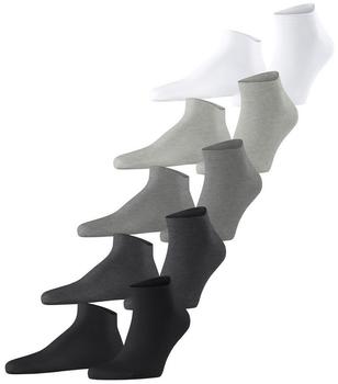 Esprit Sneakersocken Solid-Mix 5-Pack M SN Baumwolle kurz einfarbig Paar mehrfarbig