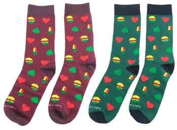 Bavarian Caps Schafkopf 2er Pack Socken
