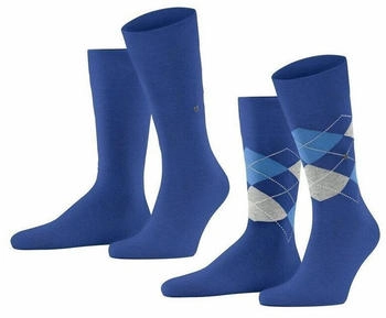 Burlington Everyday 2-Pack Herren Socken night blue