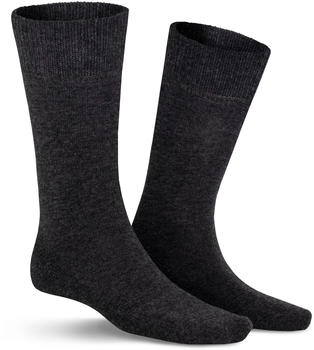 Kunert Homesocks Socke 1 Paar anthrazit mel.