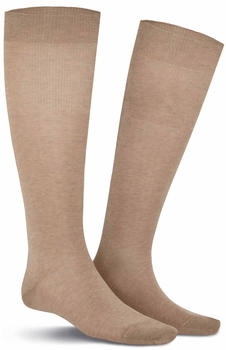 Kunert Clark Kniestrumpf 1 Paar beige mel.