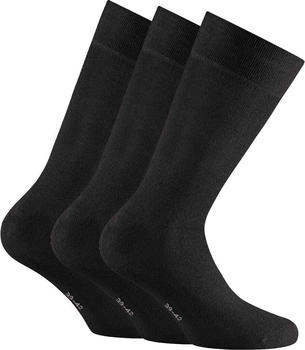Rohner Basic Uni Socken 6er Pack schwarz