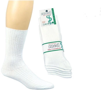 Wowerat Arzt- Schwesternsocken 100% Baumwolle weiß