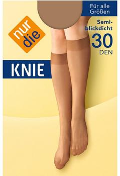 Nur Die Damen Matt Fein Kniestrümpfe 611625 DEN perle