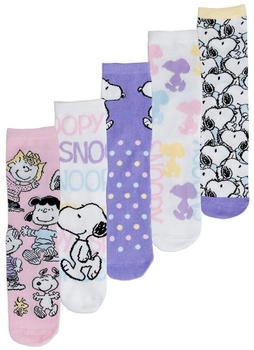 United Labels The Peanuts Snoopy Socken Sneaker Strümpfe 5er Pack