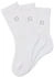 Elbsand Socken 3er-Pack Frottee und eingestricktem Logo weiß