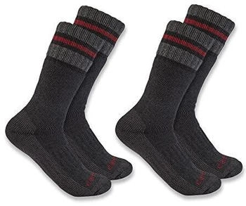 Carhartt Schwere Stiefelsocken aus Synthetikwollmischung Paar schwarz