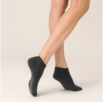 Kunert Sensual Cotton Sneaker Socke 3er Pack antracite