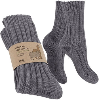 celodoro Natur Wollsocken Alpaka