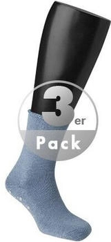 Hudson Stoppersocken Herren Mikrofaser blau schwarz