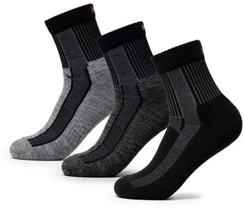 Occulto Sportsocken 'Makalu' nachtblau graumeliert orange schwarz