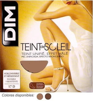 Dim Teint De Soleil Bräunungseffekt Strumpfhosen beige