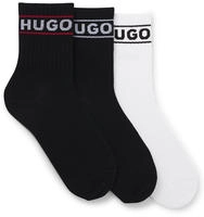 HUGO Underwear Freizeitsocken "3P QSRIB SPORTY CC W" Packung, 3er, 3 Paar tlg....