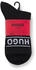 HUGO Dreier-Pack kurze Socken Logos 50517669 weiß schwarz