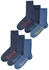 Bench Socken Box 6-Paar jeans-meliert