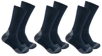 Carhartt Midweight Baumwollmischung Crew Socken 3er-Pack navy
