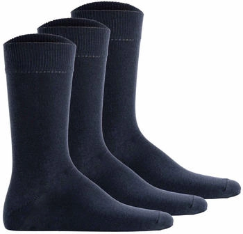 Hudson Unisex Socken 3er Pack Simply Basic einfarbig