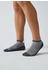 Snocks Laufsocken grau schwarz weiß