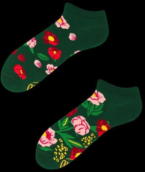 Many Mornings Socken Flower Power grün