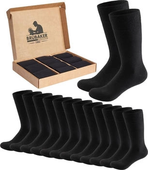 Brubaker Paar Herrensocken Komfort Business schwarz