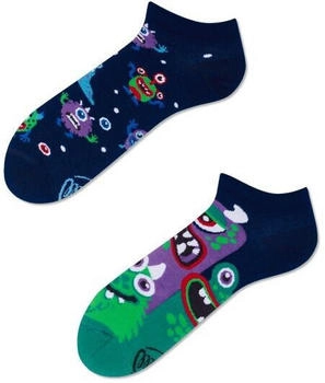 Many Mornings The Monsters Low Mismatched Sneaker Socken