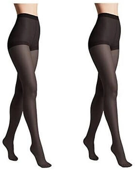 Conte Elegant 2er-Pack Damenstrumpfhose halbmatt DEN schwarz