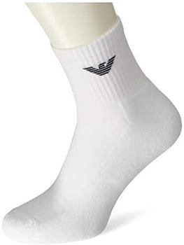 Emporio Armani Sporty Terrycloth 3er-Pack Kurzsocken weiß