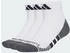Adidas Performance CLIMACOOL Cushioned Quarter Socken 3er-Pack White / Black (JD9574)