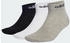 adidas Think Linear Ankle Socken, 3 Paar