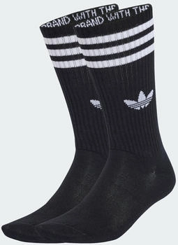 Adidas 3-Streifen High Crew Socken 3 Paar Black / Black / Black (JV7417)