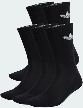 Adidas Trefoil Cushion Crew Socken 6 Paar Black (IJ5618)