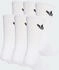 Adidas Trefoil Cushion Crew Socken 6 Paar White (IJ5619)