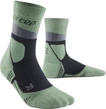CEP Max Cushion Mid-Cut Wandersocken Woman (WP2CM) grey/mint