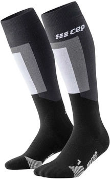 CEP Thermo Long Skisocken Woman (WP706) black/grey