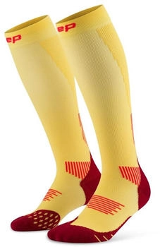CEP 5.0 Run Long Run Socks Man (WP80R) marigold/burgundy