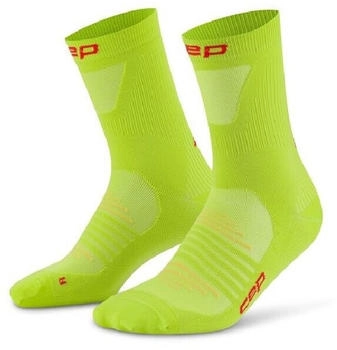 CEP Pro Run Ultralight Mid-Cut Run Socks Woman 289 (WP7CP) lime