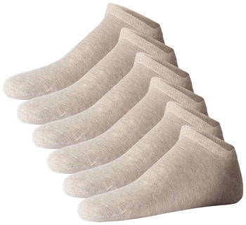 Joop! Sneakersocken 6er Pack sand meliert