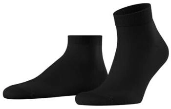 Burlington Palace Street M Sn Sneakersocken Baumwolle schwarz