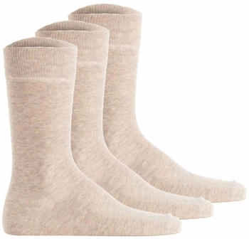Hudson Socken 3er Pack SIMPLY 3-PACK beige meliert