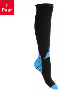 CFLEX Sport Str&uuml;mpfe schwarz blau