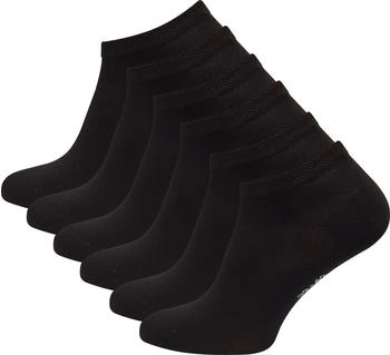 Vincent Creation Paar Bambus Sneaker Socken schwarz