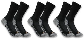 Carhartt Force Mittelschwere Crew-Socken Paar schwarz