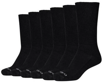 Camano Diabetikersocken 6er Pack schwarz