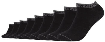 MUSTANG Sneakersocken 9er Pack schwarz