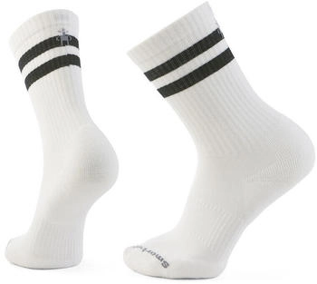 Smartwool Everyday Athletic gestreifte Crew Socken weiß