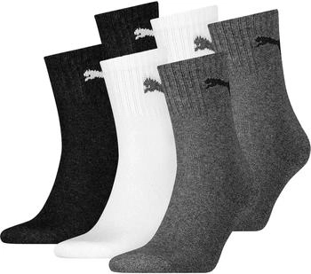 Puma Socken 6er Pack bunt carbongrau