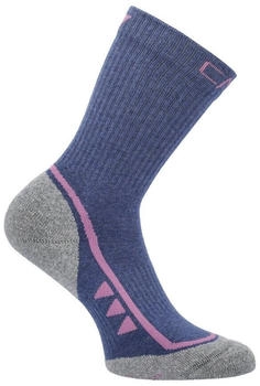 CMP Trekking Sock Mid Supersoft blau fuxia