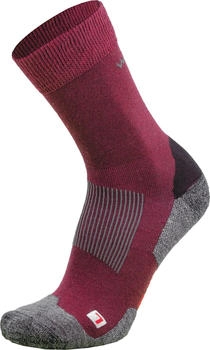 Wapiti S02 Trek Merino All Season Wandersocken weinrot