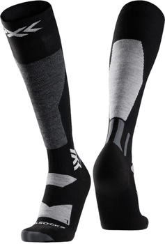 X-Socks Snowboard Discover B121 Skisocken schwarz hellgrau