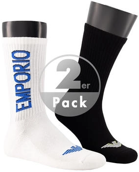 Emporio Armani Socken schwarz weiß